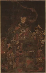 Monju und Begleiter, 1200er Jahre