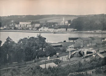 Monkstown - Vom Monkstown Pier Bahnhof, 1895