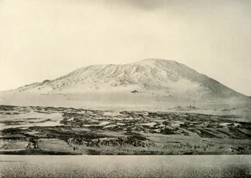 Der Mount Erebus...Der alte Krater links