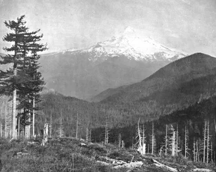 Mount Hood, Oregon, USA, um 1900