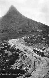 Bergbahn, Camps Bay, Kapstadt, Südafrika, 1917