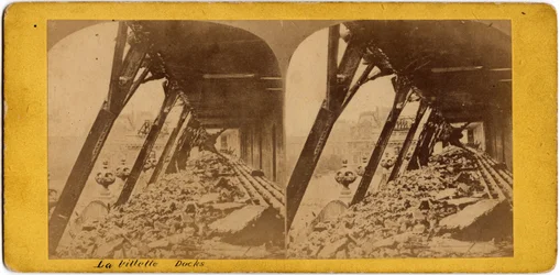 Blick auf die Kais der Villette