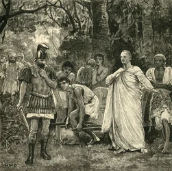 Die Ermordung Ciceros, 1890.