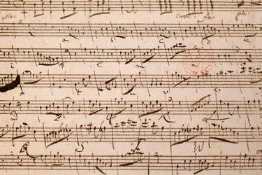 Musikpartitur, Wolfgang Amadeus Mozart, Paris, Frankreich
