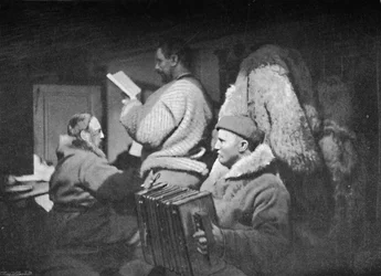 Musikalische Unterhaltung im Salon, ca. 1893-1896