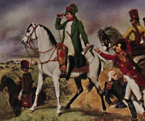 Napoleon I 1769-1821. In der Schlacht bei Wagram, 1934
