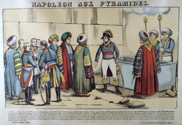 Napoleon an den Pyramiden, 1798, 19. Jahrhundert