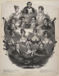 Napoléon I. Bonaparte und seine Familie, 1832