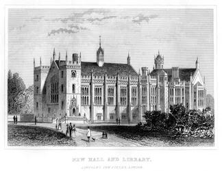 New Hall und Bibliothek, Lincolns Inn Fields, London