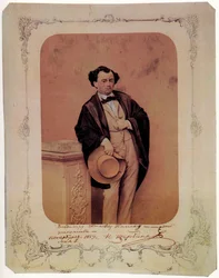 Nikolay Sherbina, russischer Dichter, 1859