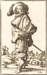 Edelmann mit Pelzplastron