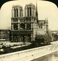 Kathedrale Notre Dame, Paris, Frankreich, 1901
