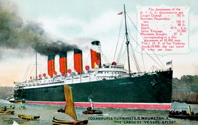 Ozeandampfer RMS Mauretania, 20. Jahrhundert