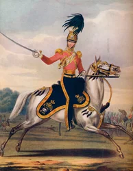 Offizier der 17. Lanzenreiter, um 1833, 1914