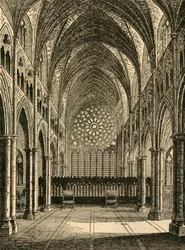 Alte St. Pauls - Das Innere, Blick nach Osten, 1897