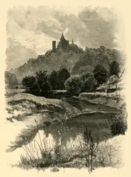 Am Churnet, in der Nähe von Alton Towers, 1898