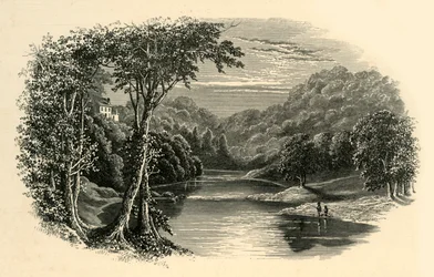 Am Hodder, um 1890