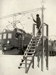 Auf der Route des Lappland-Express, 1935-36