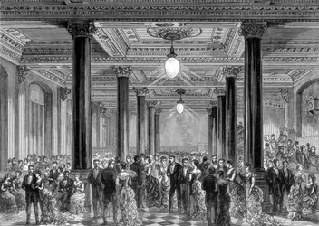 Eröffnungssoirée der neuen Büros des Daily Telegraph, Fleet Street, London, 28. Juni 1882