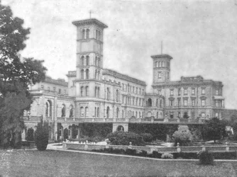 Osborne House zur Zeit von Victoria, 1901