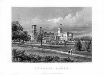 Osborne House, ehemalige königliche Residenz in East Cowes, Isle of Wight, England, 1899