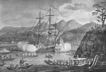 Otaheite kapitulierte vor Kapitän Wallis, 1773, 1904