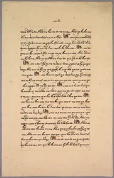 Seite aus dem Ramayana, 1800er Jahre