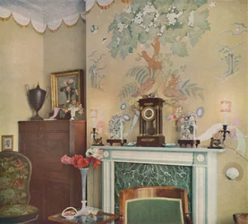Bemalter Kamin, 1933