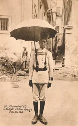 Parawallah einheimischer Polizist Kalkutta, ca. 1900