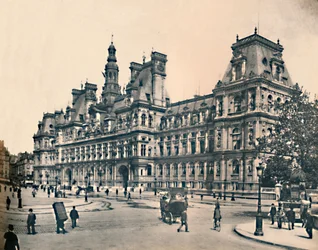 Paris. - Hôtel de Ville. - LL, um 1910