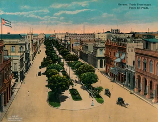 Paseo del Prado, Havanna, Kuba, ca. 1920