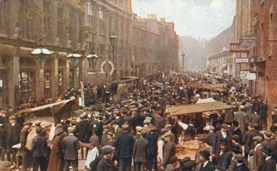 Petticoat Lane Markt an einem Sonntagmorgen, London, ca. 1910