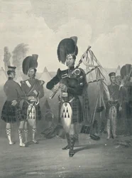 Piper, 42. Royal Highlanders, 19. Jahrhundert, 1909