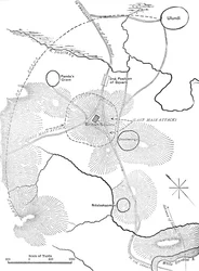 Plan der Schlacht von Ulundi, 4. Juli 1879, ca. 1880