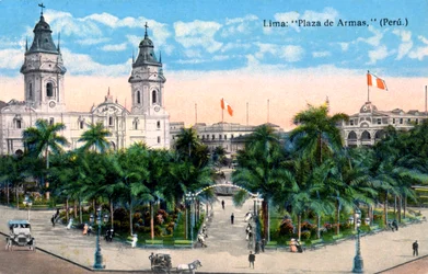Plaza de Armas, Lima, Peru, frühes 20. Jahrhundert