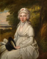 Porträt einer Dame der Osler-Familie, 1780-1800