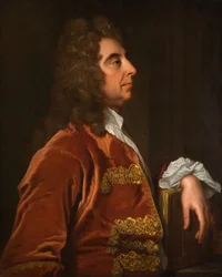 Porträt eines Mannes in Rot, 1700-1750