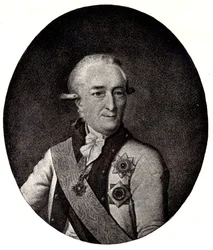Porträt von Admiral Vasiliy Chichagov 1726-1809, frühes 19. Jahrhundert