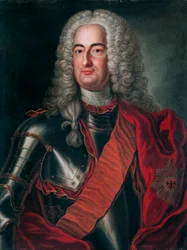 Porträt von Albert Wolfgang, Graf von Schaumburg-Lippe (1699-1748)