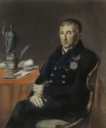 Porträt von Alexey Nikolayevich Olenin, 1763-1843, 1833