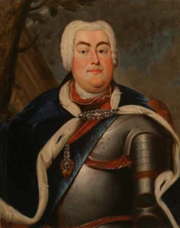 Porträt von August III. von Polen