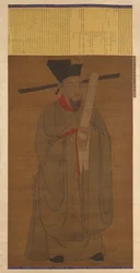 Porträt von Bao Zheng, möglicherweise Ming-Dynastie