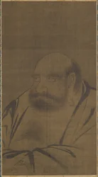 Porträt von Bodhidharma, 14. Jahrhundert