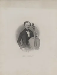 Porträt von Carl Eduard Schuberth 1811-1863, um 1850