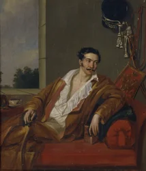 Porträt von Graf Wassili Fjodorowitsch Gagarin, ca. 1810