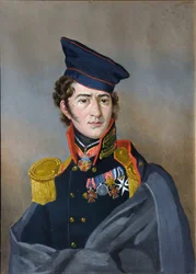 Porträt von Dmitri Alexejewitsch Stolypin 1785-1826, frühes 19. Jahrhundert