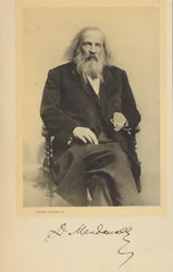 Porträt von Dmitri Mendelejew, ca. 1900