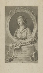 Porträt von Elisa von der Recke, 1754-1833, 1792