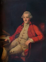 Porträt von John Zoffany, 18. Jahrhundert, 1917