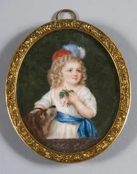 Porträt von Louis-Charles, Prinz von Frankreich 1785-1795, 19. Jahrhundert